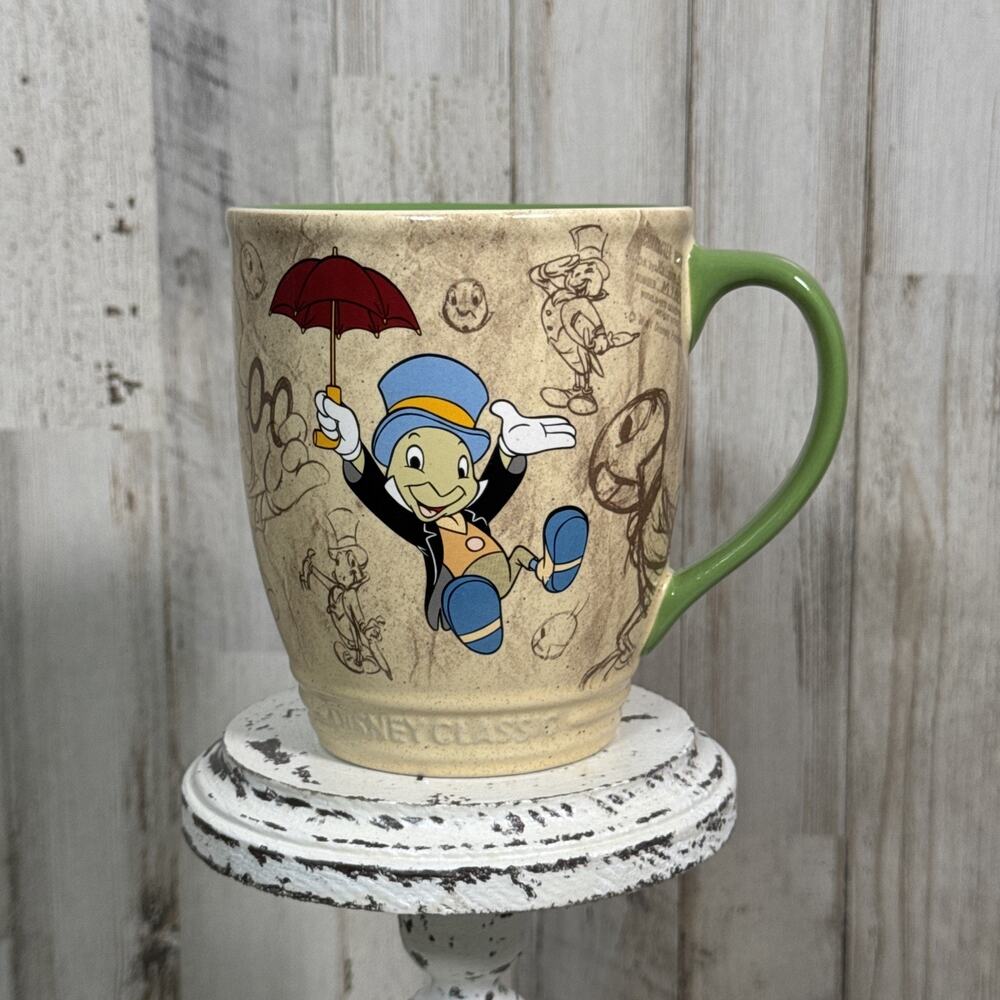 Disney Store Artist Animated Classics Series Character Sketch Cup Mug New